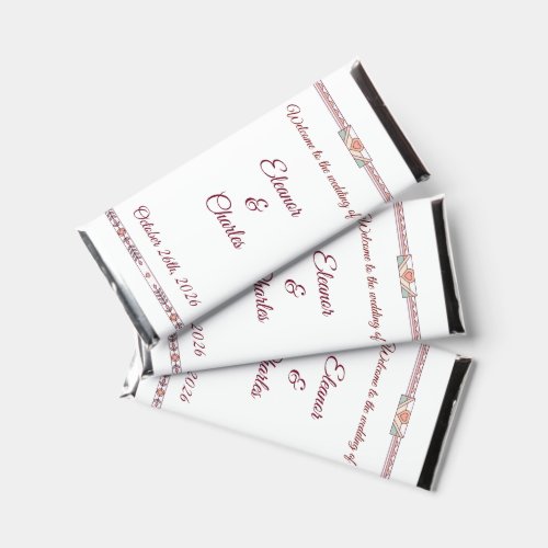 Art Deco Storybook Wedding Hershey Bar Favors