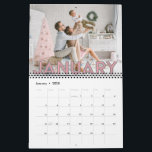 Art Deco Stroke Font | 2026 Photo Calendar<br><div class="desc">It's time to order your calendars! 2026 is right around the corner! The Art Deco Stroke Font | 2026 Photo Calendar design has a modern decorative font that stretches across each page. The font features gray outlines with strokes in the center, and each letter is filled in with colors for...</div>