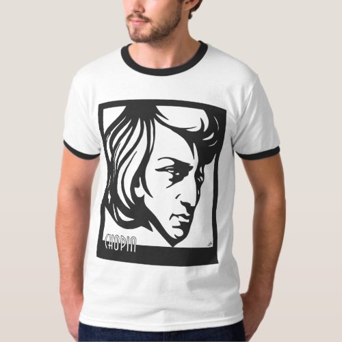 Art Deco style Chopin T_Shirt