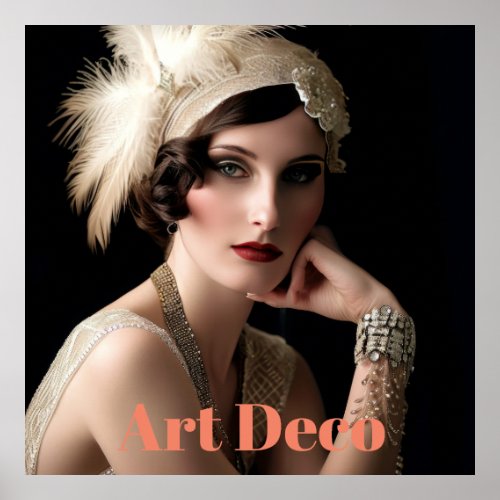 Art Deco Style Collection Poster