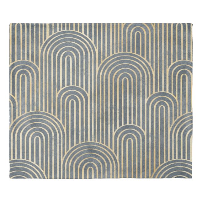 Art Deco style design luxury geometric seamless pa Duvet Cover (Front)