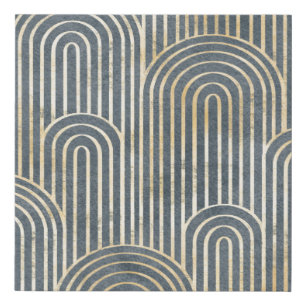 Art Deco style design luxury geometric seamless pa Faux Canvas Print