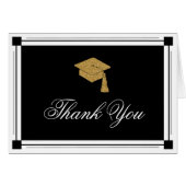 Art Deco Style Graduation Thank You (Front Horizontal)