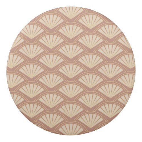 Art Deco style pattern in rose color Eraser
