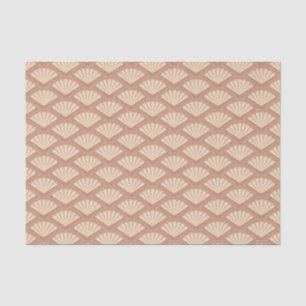 Art Deco style pattern in rose color Tissue Paper