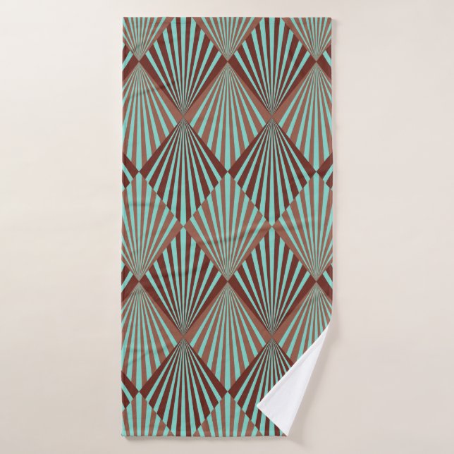 Art Deco style seamless pattern texture Bath Towel (Bath Towel)