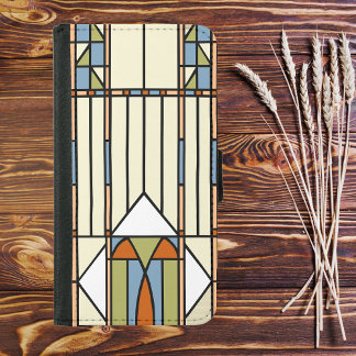 Art Deco Style Stained Glass Look  Samsung Galaxy S5 Wallet Case