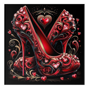 Art Deco Style Stiletto High Heels