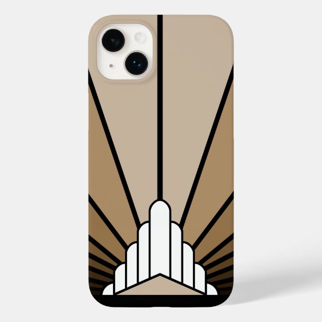 Art deco sun tan Case-Mate iPhone case (Back)