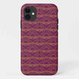 Art Deco Sunrise iPhone 11 Case