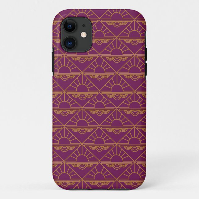 Art Deco Sunrise  Case-Mate iPhone Case (Back)