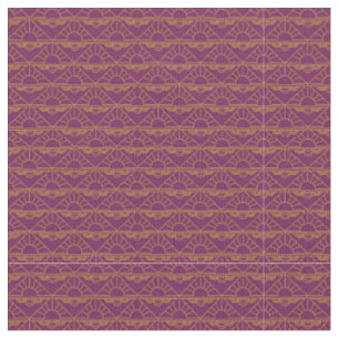 Art Deco Sunrise  Fabric