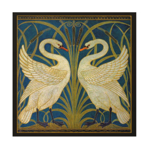 Art Deco Swans
