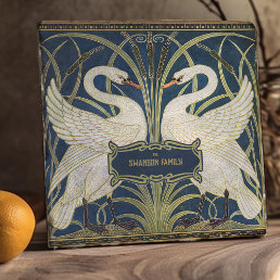 Art Deco Swans Wall Decor Art Nouveau Swan Trivet