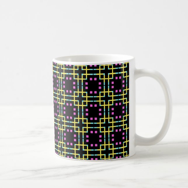 Art Deco Tartan - II Coffee Mug (Right)