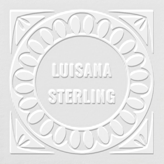 Art Deco Teardrop Scallop Embosser (Design)