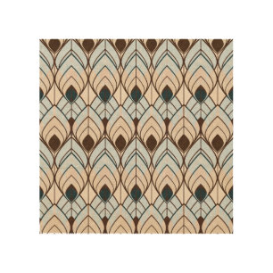 Art Deco: Textured Seamless Ornament.