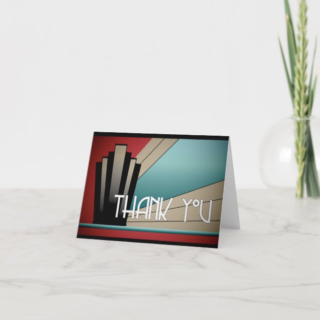 Art Deco Thank You (Front)