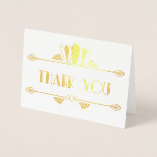 Art Deco Thank You Cards