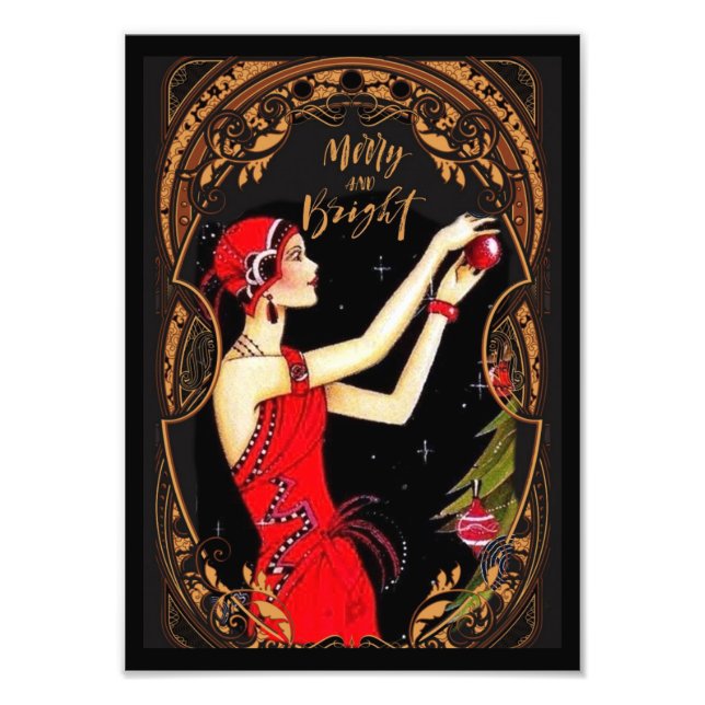 Art Deco the Halls Photo Print (Front)