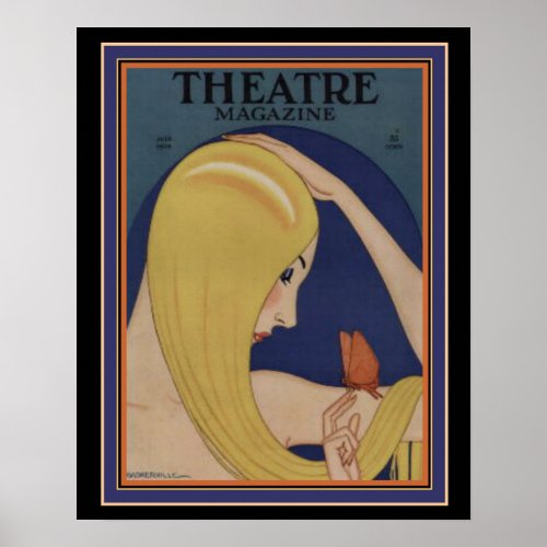 Art Deco Theatre Magazine Poster 16 x 20