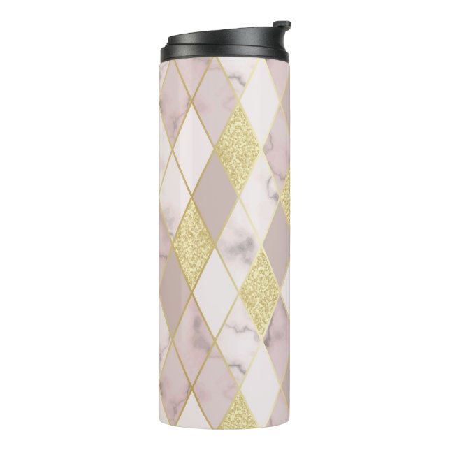 Art Deco Thermal Tumbler (Rotated Left)