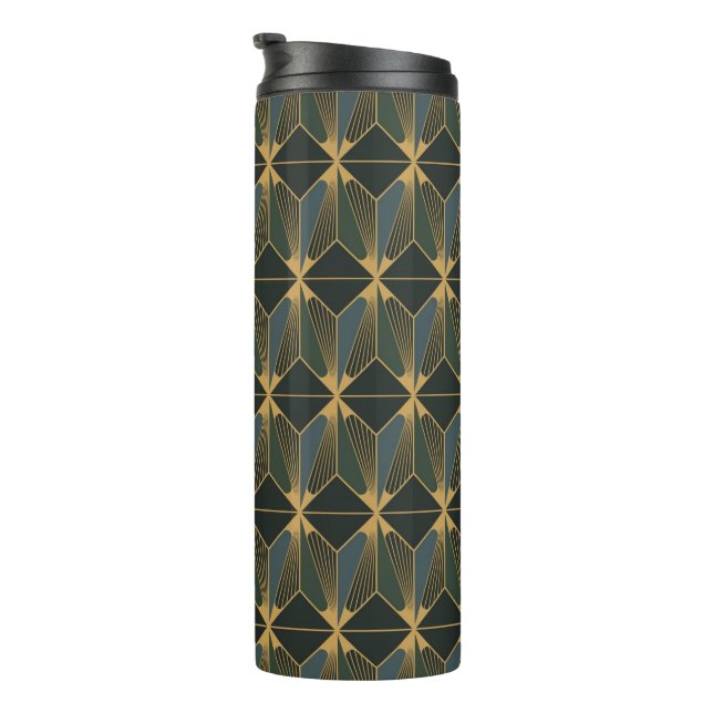Art Deco Thermal Tumbler (Rotated Right)