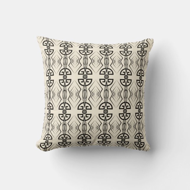 Art Deco Throw Pillow (Front)