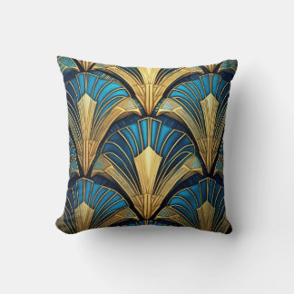 Art Deco Throw Pillow