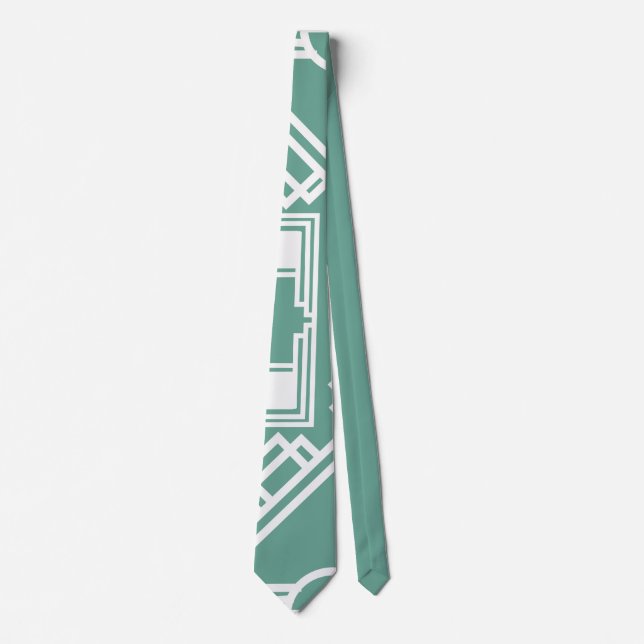 Art Deco Tile  Neck Tie (Front)