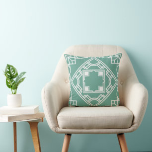 Art Deco Tile  Throw Pillow