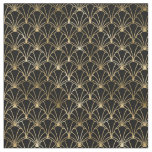 art deco tiled pattern Fabric 