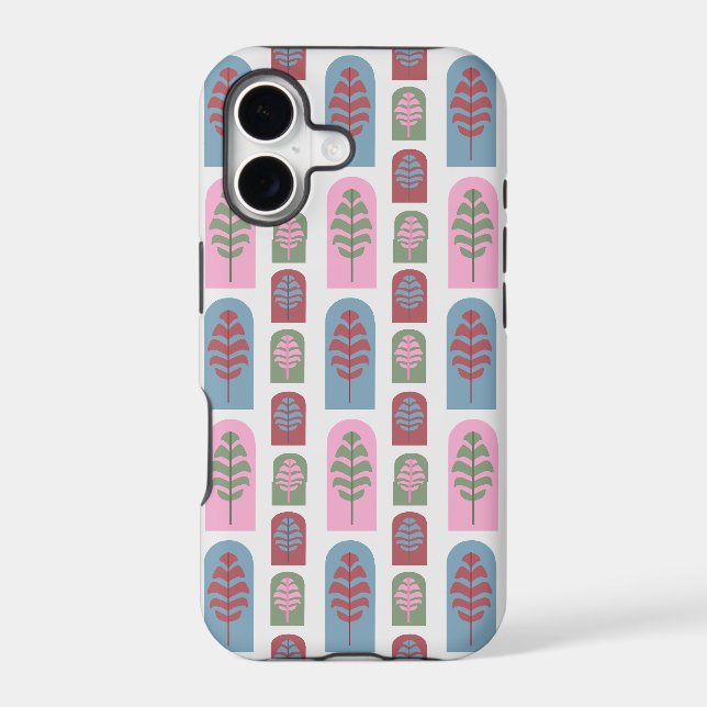 Art Deco Trees  Iphone Case (Back)