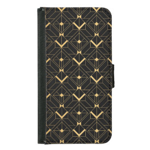 Art Deco Triangle: Luxury Pattern. Samsung Galaxy S5 Wallet Case