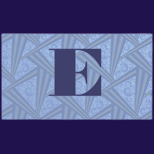 Art Deco Triangle Profile Card