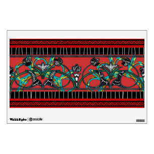 Art Deco Tribal Mash-Up Wall Sticker