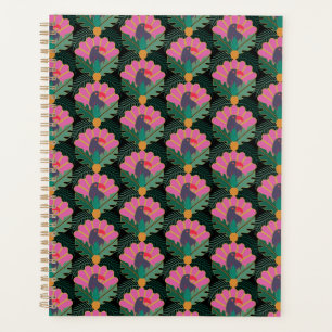 Art Deco Tropical Toucans & Pineapples Planner