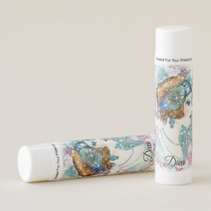 Art Deco Twenties Fashion Diva Watercolor Art Lip Balm