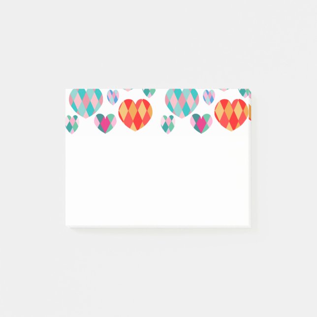 Art Deco Valentine's Post-it Notes (Front)
