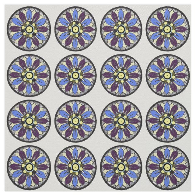 Art Deco Victorian Classic Art Deco Fabric (Swatch)