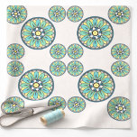Art Deco Victorian Green Style Fabric