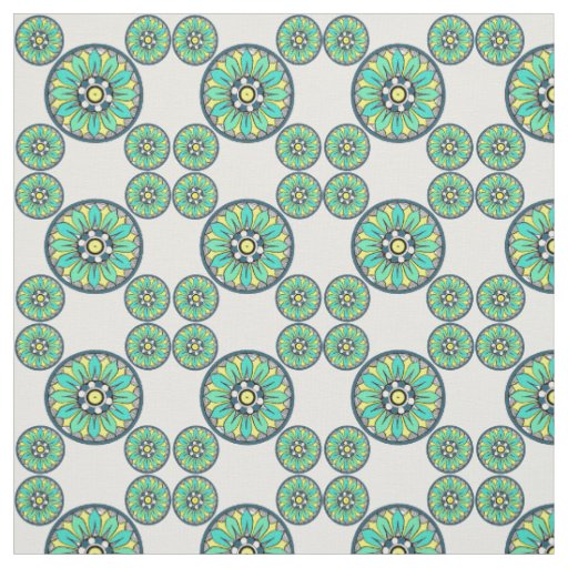 Art Deco Victorian Green Style Fabric