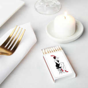 Art Deco Vintage 1920s Flapper Matchboxes