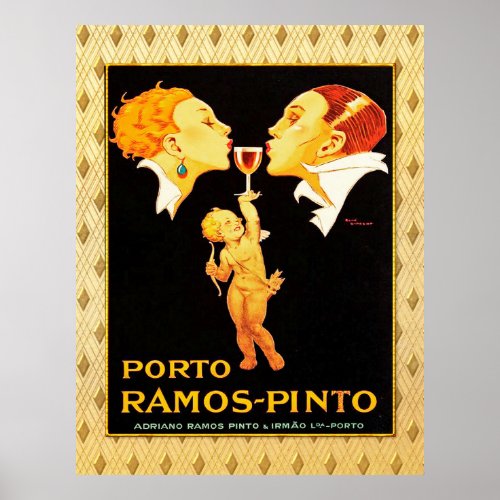 Art Deco Vintage Advertisement Poster