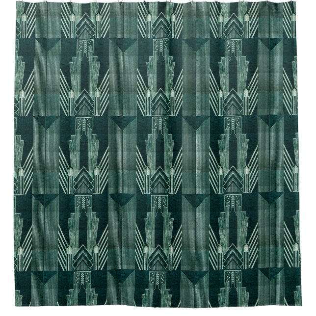 Art deco,vintage,art nouveau,vintage,chic,elegant, shower curtain (Front)