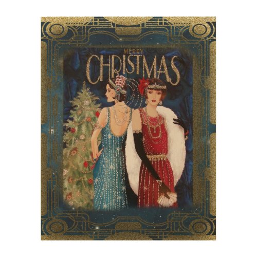 Art Deco Vintage Christmas Women