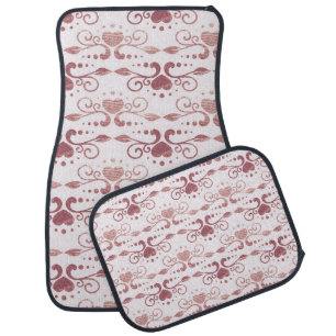 Art deco, vintage elegant wallpaper. car floor mat