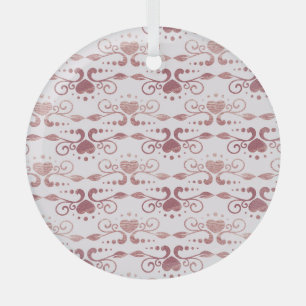 Art deco, vintage elegant wallpaper. glass ornament