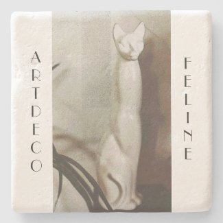 Art Deco Vintage Feline