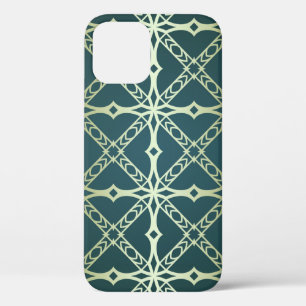 Art-deco vintage seamless geometric pattern. Vinta iPhone 12 Case